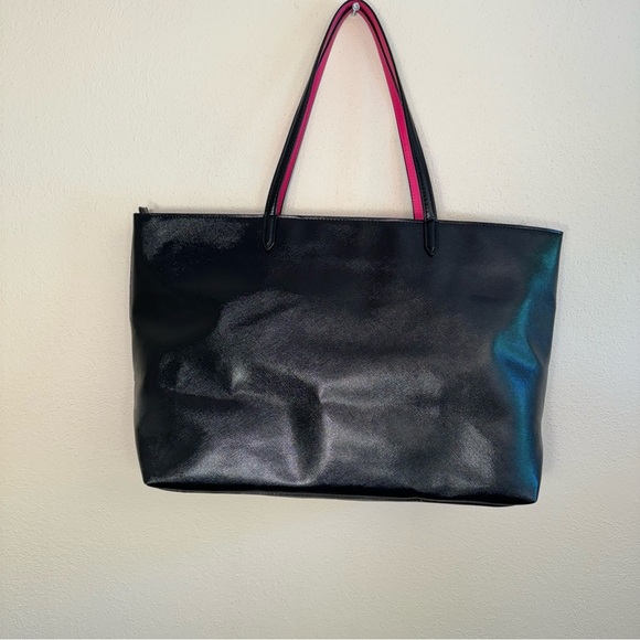 Victoria’s Secret Palm Tree Tote Bag And Sequin Cosmetic Bag Two Piece Set - Picture 7 of 16